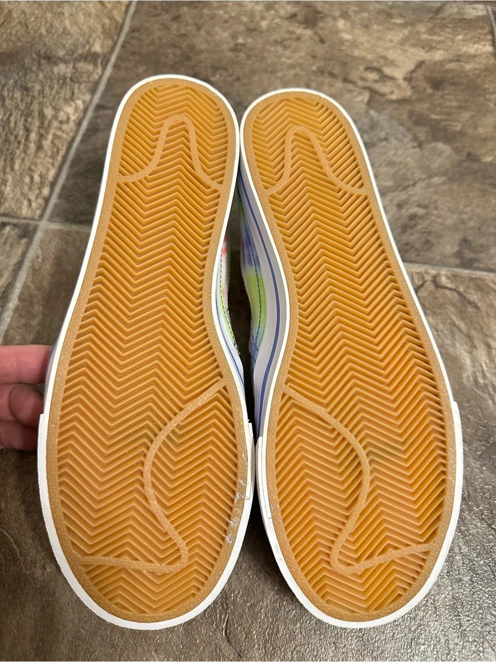 Nike Women's Court Legacy Slip-On Sneakers Tie-Dye Print